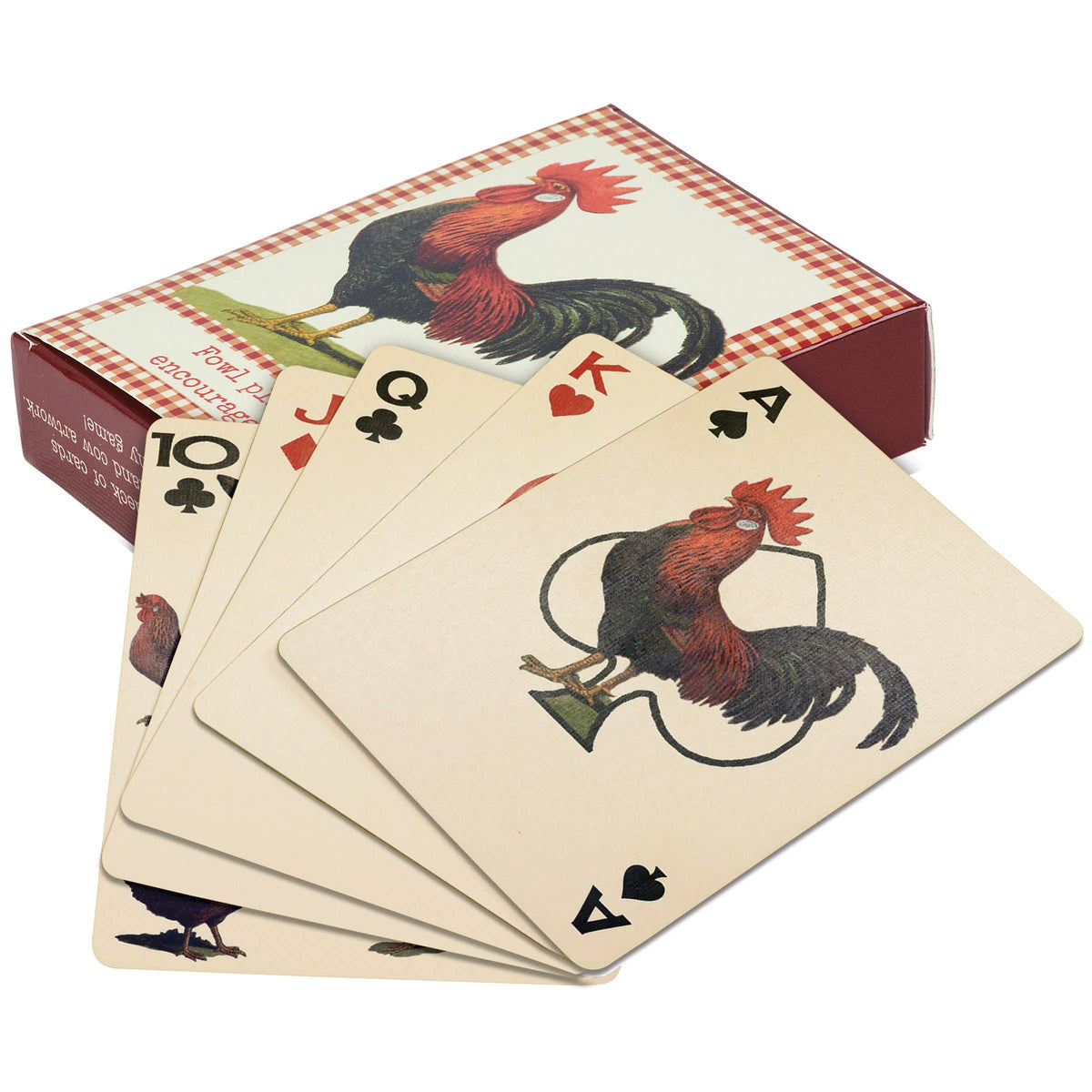 Primitives by Kathy - Fowl Play Encouraged Playing Cards