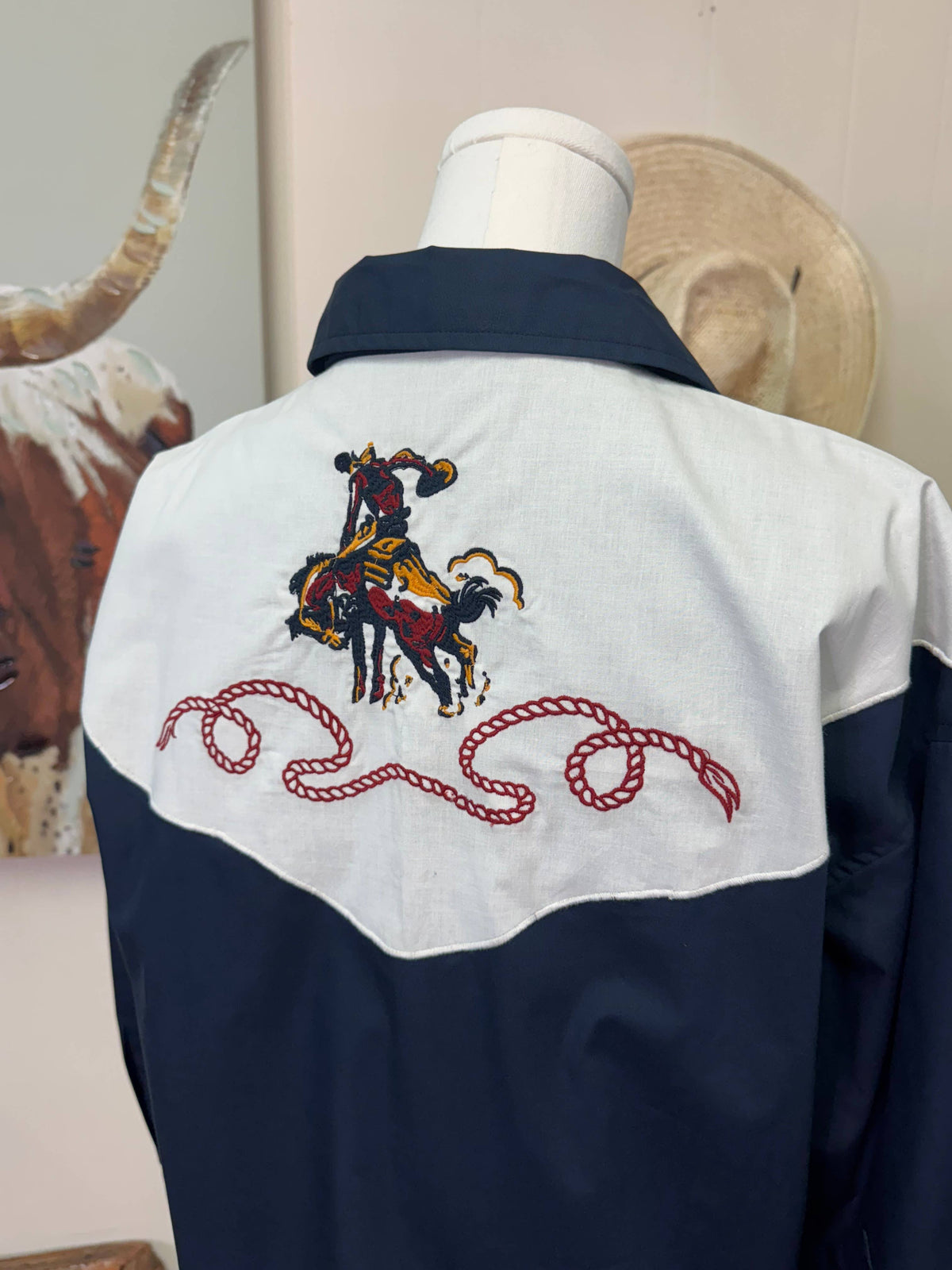 Ladies | Pearl Snap | Embroidered | Bronc Rider
