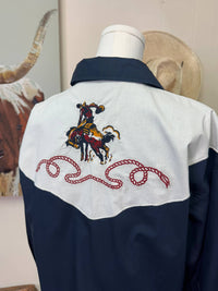 Ladies | Pearl Snap | Embroidered | Bronc Rider