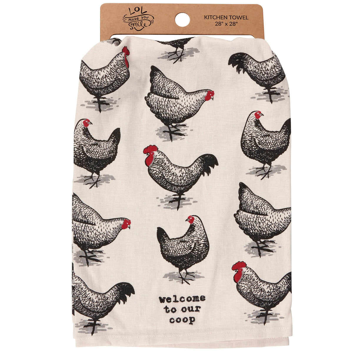 Tea Towel- Welcome To Our Coop