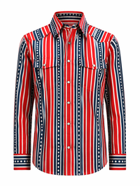 Blouse| Stars & Stripes Forever |Pearl Snap