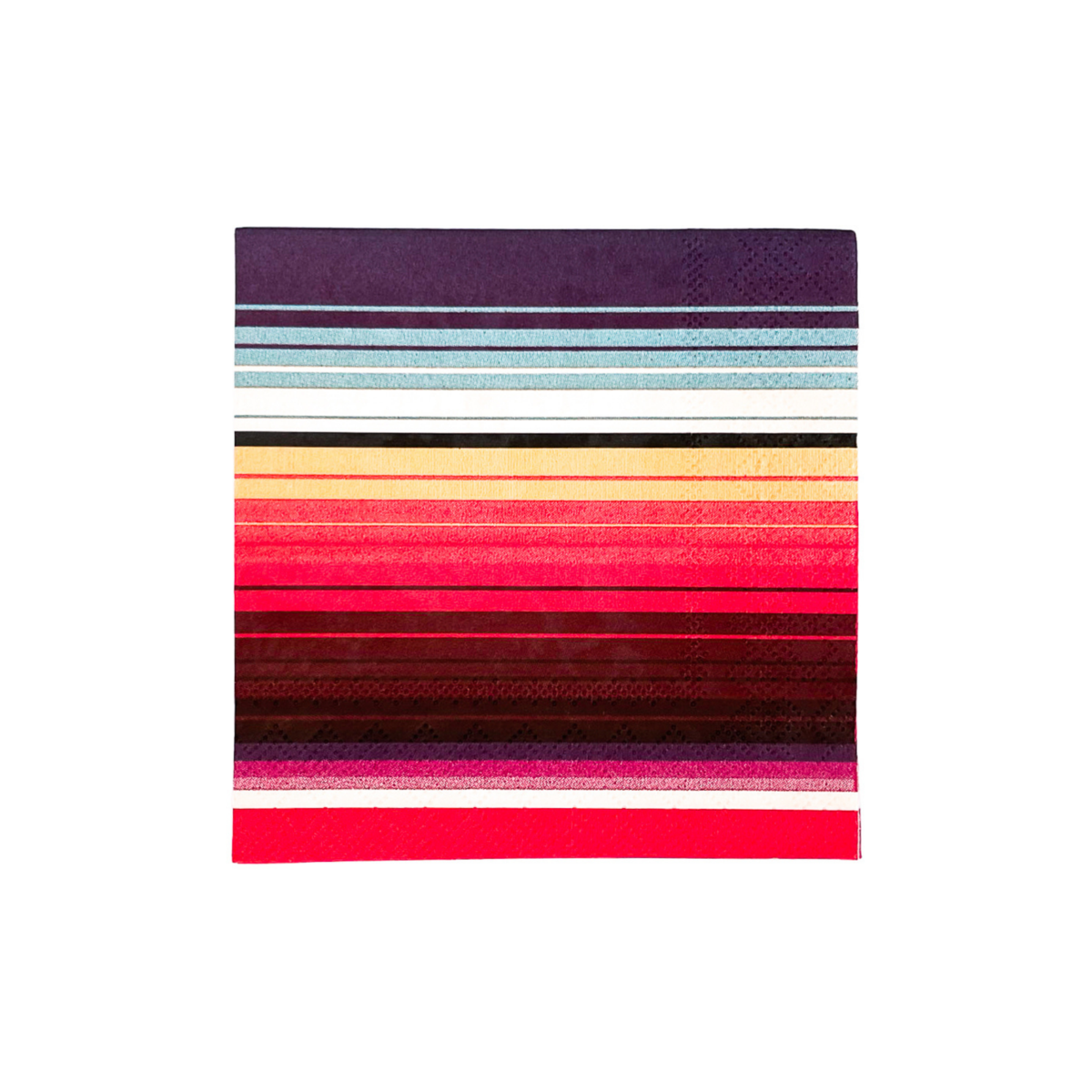 Red Serape Cocktail Napkins (Set of 20)
