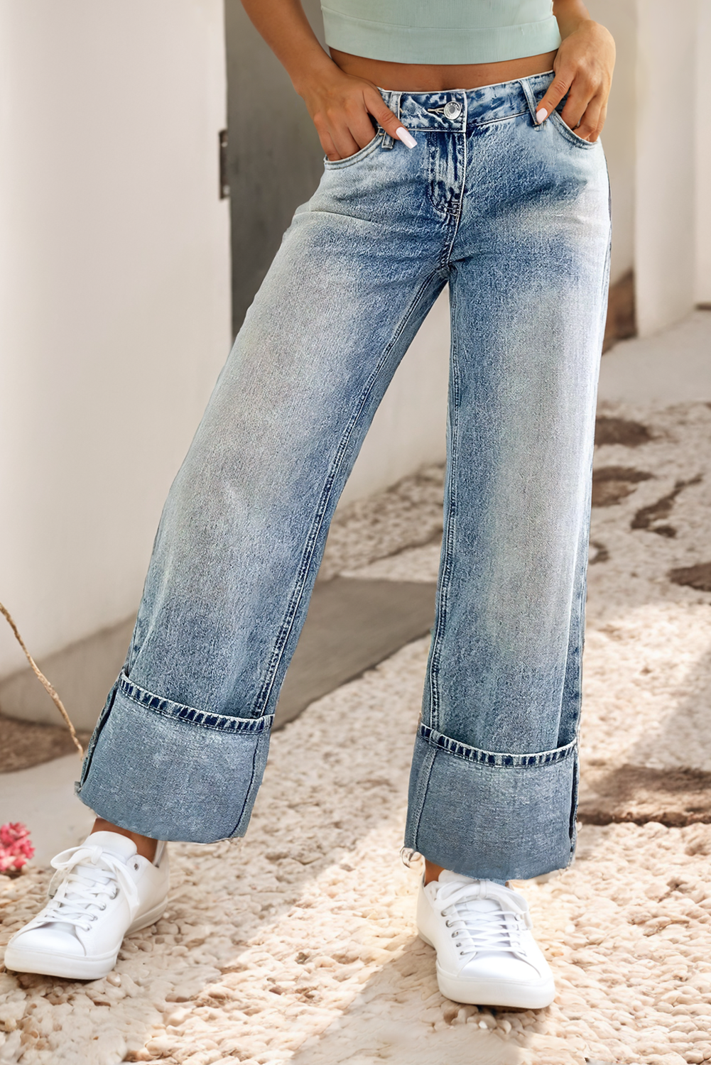 Ladies | High-Rise | Denim | Light Wash | Jeans