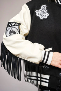 Ladies | Fringe | Rodeo | Patch | Varsity Jacket