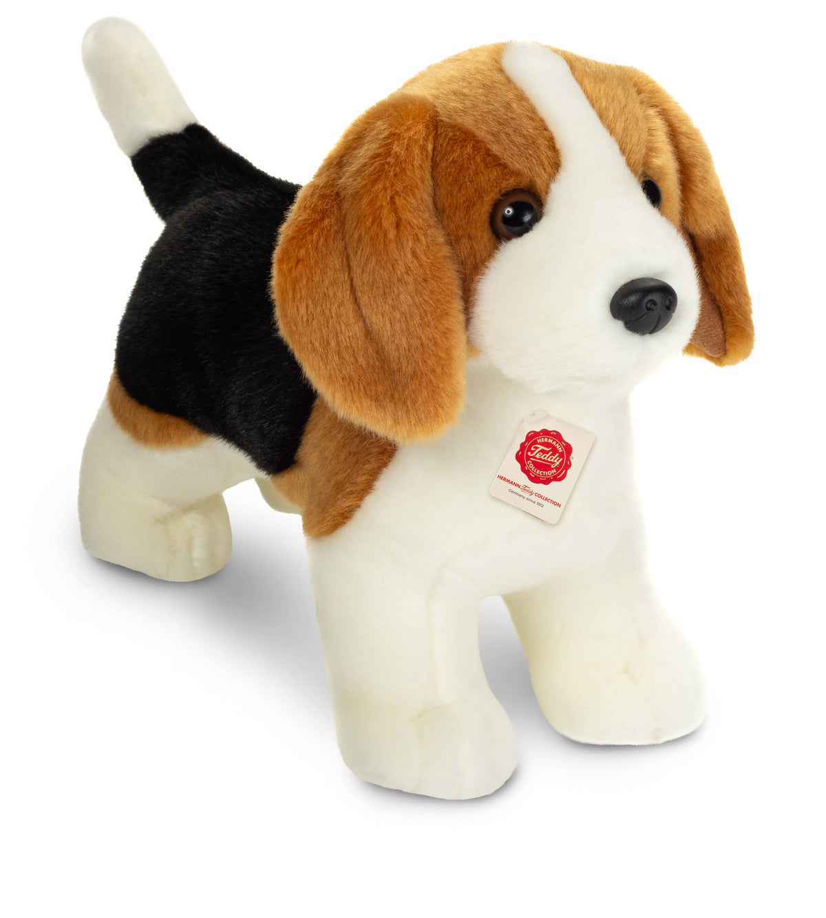 Teddy Hermann - Beagle standing 25 cm - Plush toy - Stuffed animal