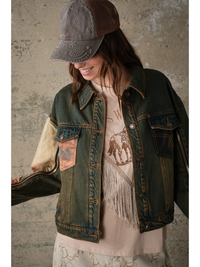 Ladies | Western Print | Denim | Jacket